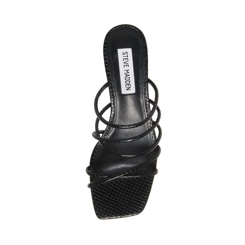 STEVEMADDEN SHOES PAIGE BLACK SNAKE TOP