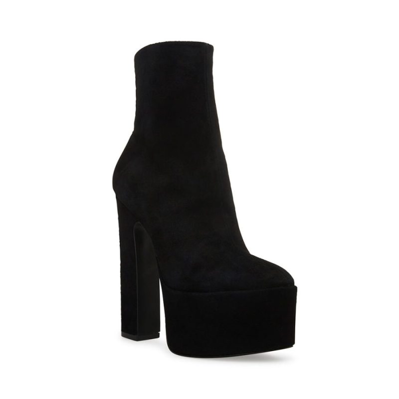 STEVEMADDEN SHOES PASSION BLACK SUEDE