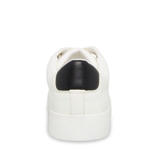 STEVEMADDEN SHOES SCOUT WHITE BLACK BACK