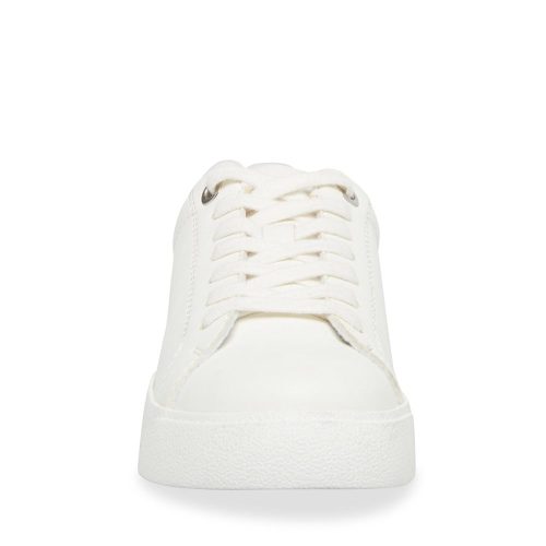 STEVEMADDEN SHOES SCOUT WHITE BLACK FRONT