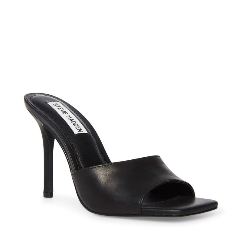 STEVEMADDEN SHOES SIGNAL BLACK LEATHER