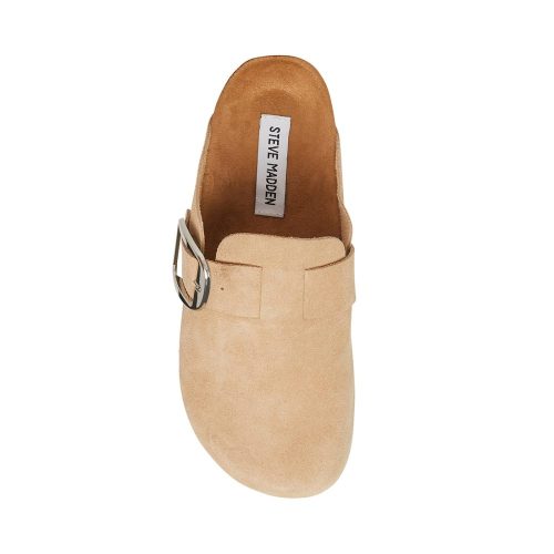 STEVEMADDEN SHOES SOCIAL TAN SUEDE TOP