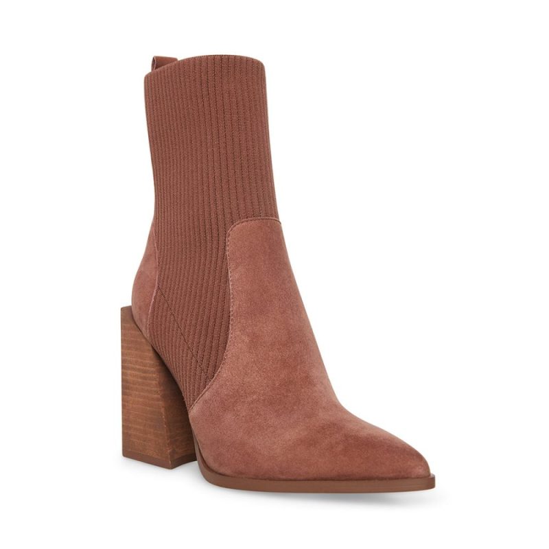 STEVEMADDEN SHOES TACKLE TAUPE SUEDE