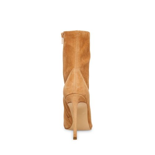 STEVEMADDEN SHOES VALENCY CAMEL SUEDE BACK