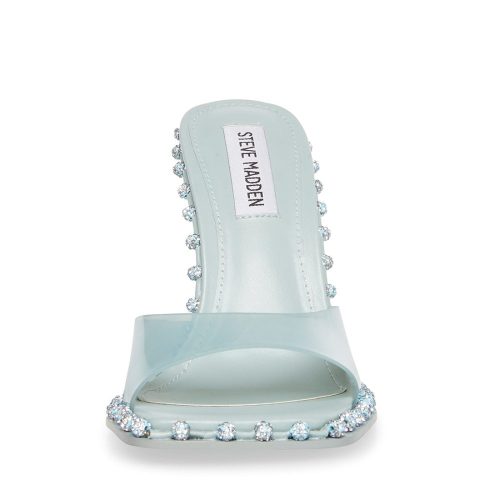 STEVEMADDEN SHOES ZABRINA MINT GREEN FRONT