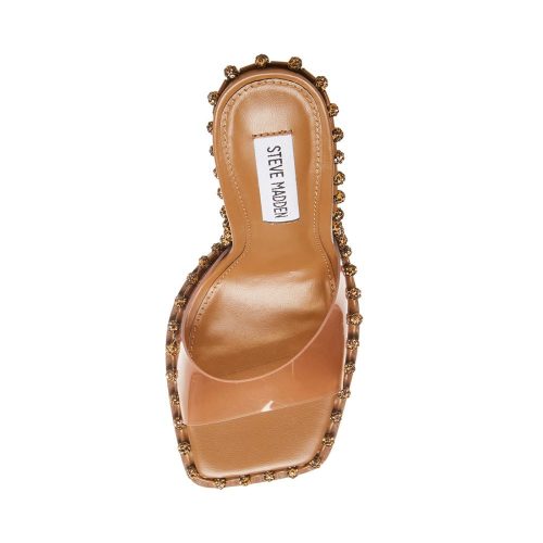 STEVEMADDEN SHOES ZABRINA TAN TOP