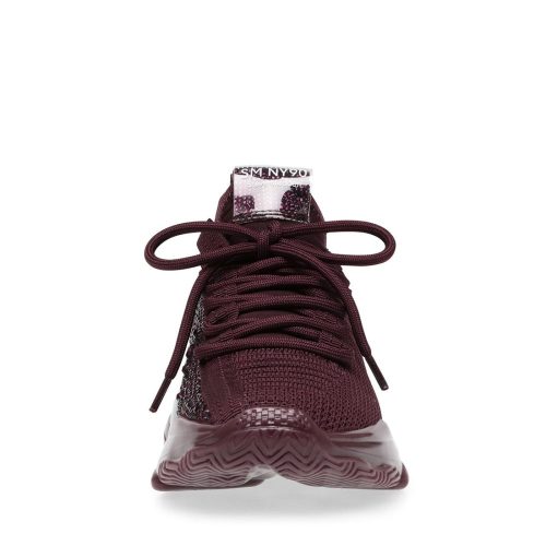 STEVEMADDEN SNEAKERS MAXIMA BURGUNDY FRONT