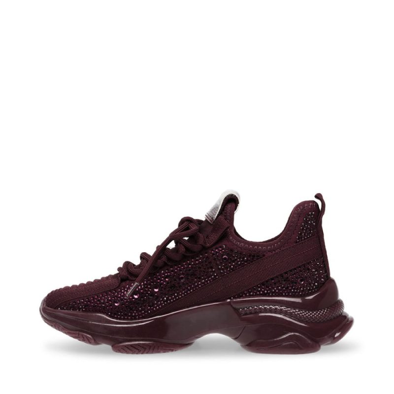 STEVEMADDEN SNEAKERS MAXIMA BURGUNDY INSIDE