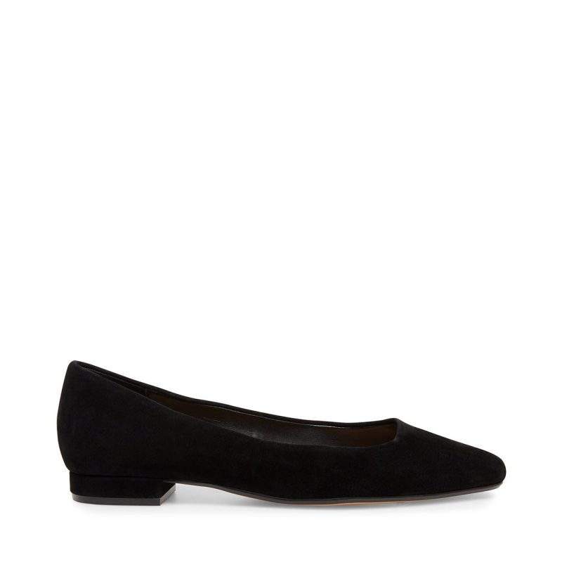 STEVEMADDEN STEVEN BANTRY BLACK SUEDE SIDE