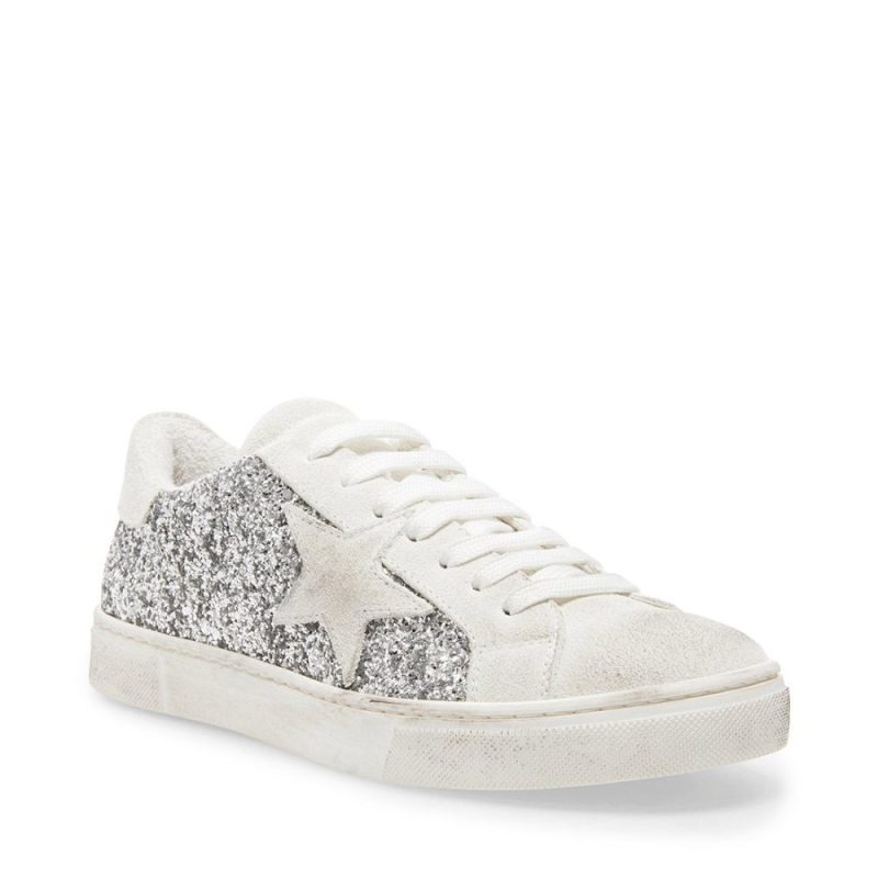 STEVEMADDEN STEVEN RUBIE SILVER GLITTER