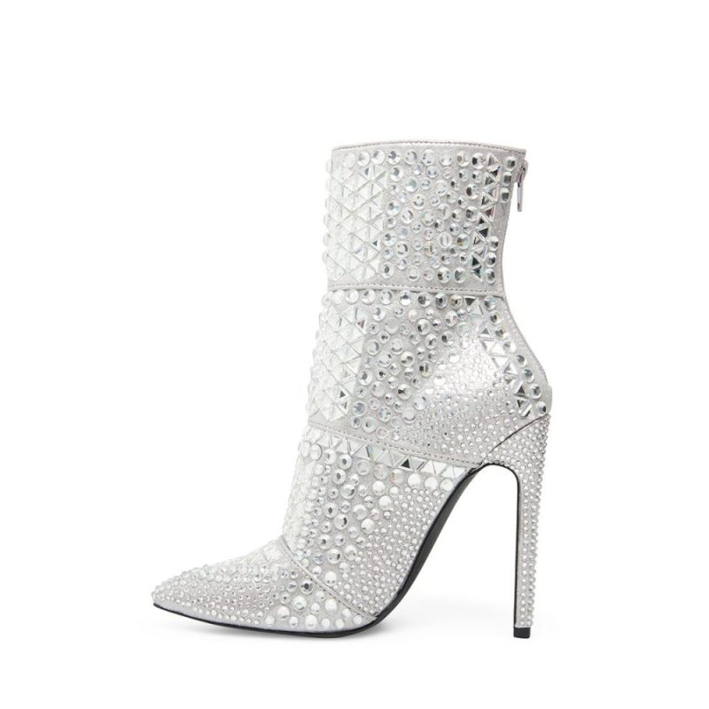 STEVEMADDEN BOOTIES WHOLE RHINESTONES INSIDE