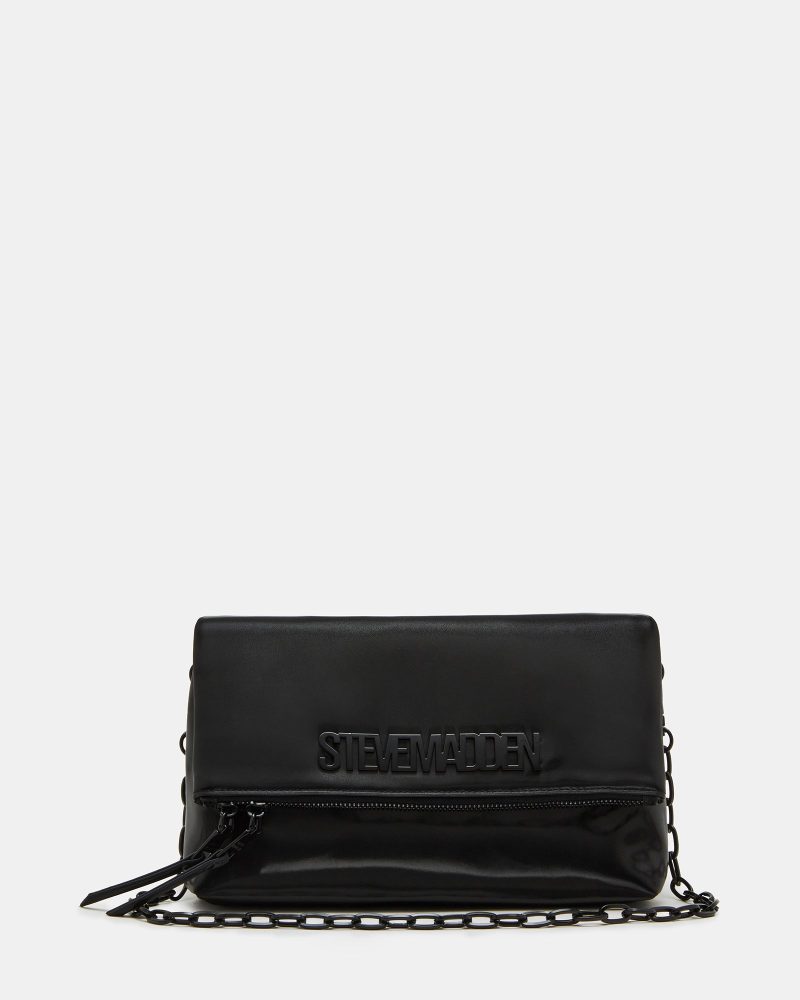 STEVEMADDEN HANDBAGS BFIN V BLACK BLACK