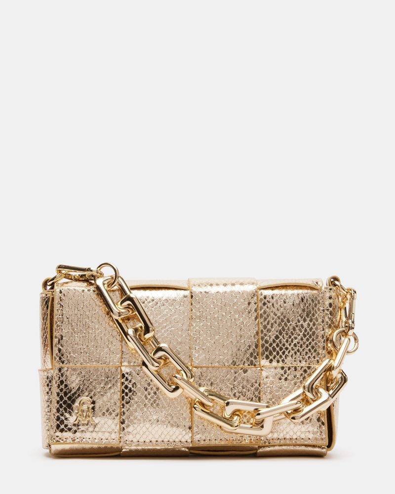 STEVEMADDEN HANDBAGS BMARVEL GOLD SNAKE 01