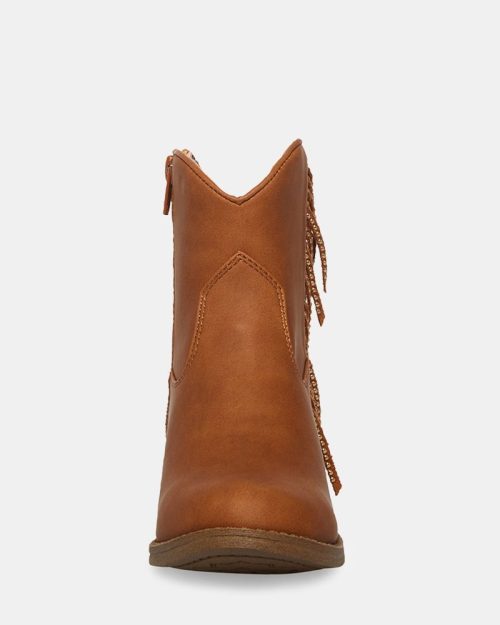 STEVEMADDEN KIDS JWILLAA COGNAC FRONT