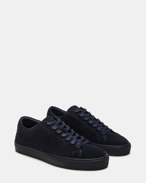 STEVEMADDEN MENS BONDD NAVY SUEDE 01