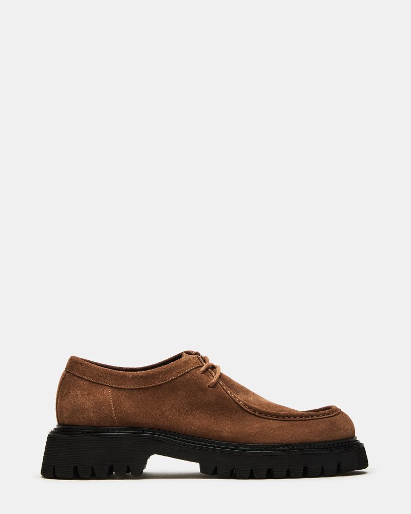 STEVEMADDEN MENS KALKIN CAMEL SUEDE