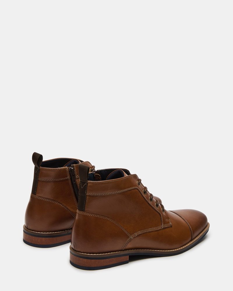 STEVEMADDEN MENS KREW COGNAC LEATHER 02