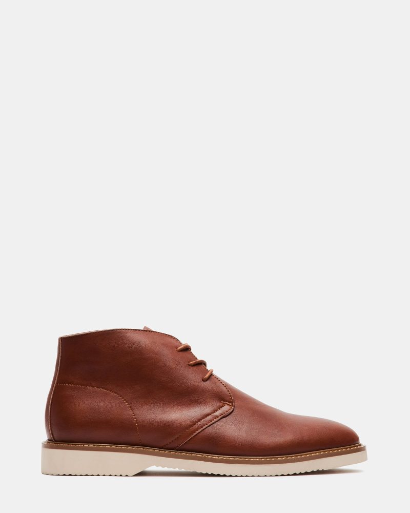 STEVEMADDEN MENS MABEN TAN LEATHER 01