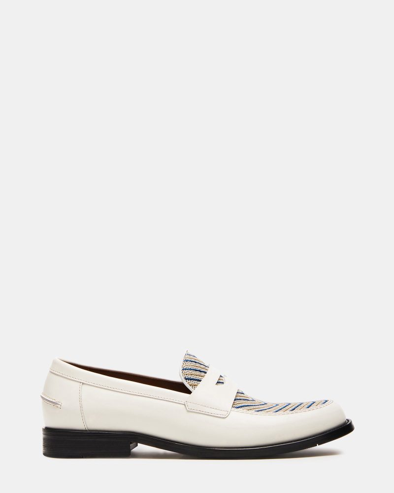 STEVEMADDEN MENS NELTON WHITE MULTI