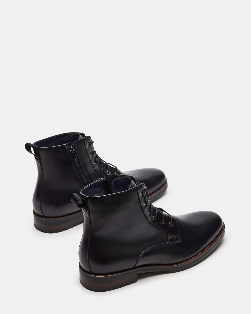 STEVEMADDEN MENS SIXTET BLACK LEATHER 03