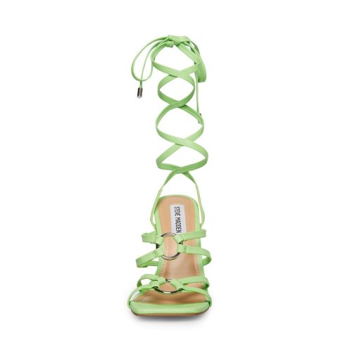 STEVEMADDEN SHOES BELLA LIME FRONT