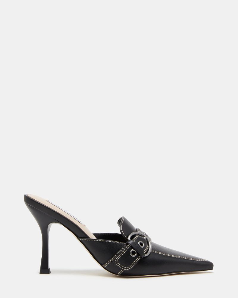 STEVEMADDEN SHOES BENNETT BLACK LEATHER