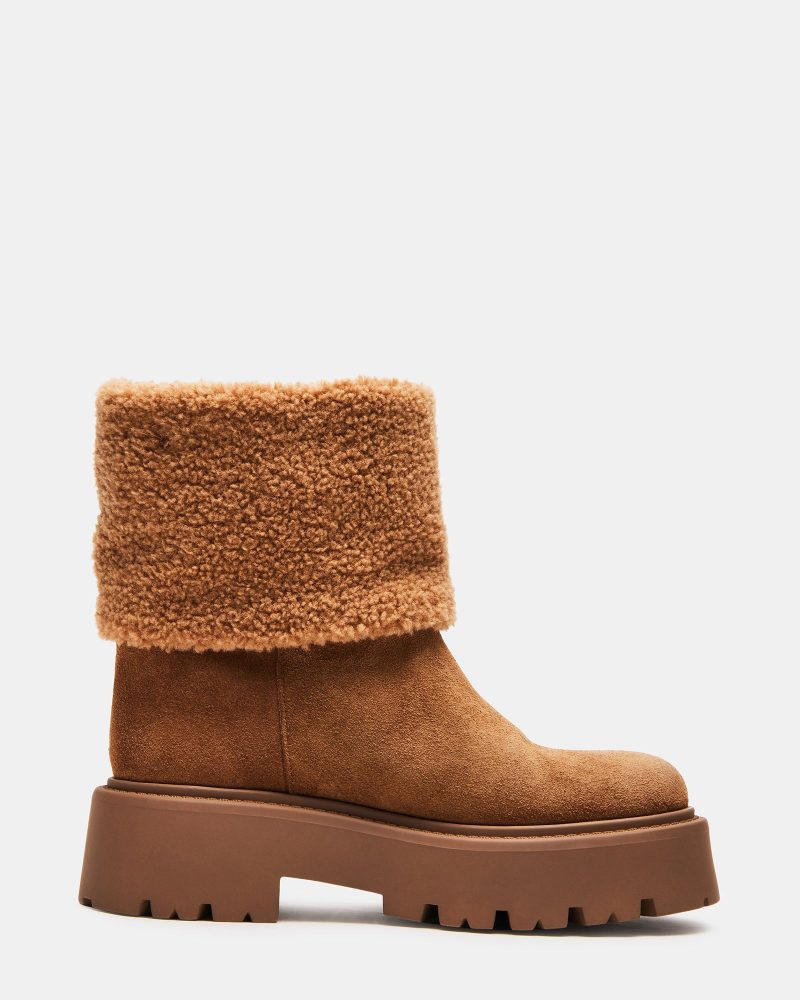 STEVEMADDEN SHOES BLIZZARD TAN SUEDE 05