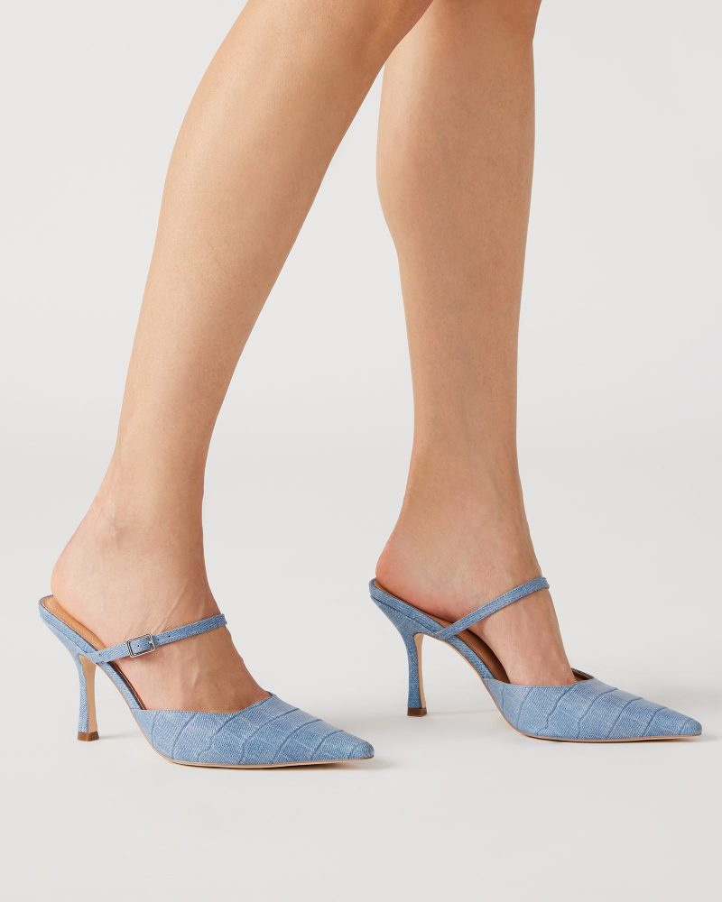 STEVEMADDEN SHOES BRECKI BLUE CROCODILE 5597