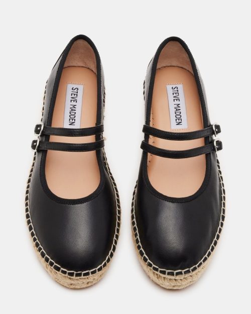 STEVEMADDEN SHOES BRINN BLACK LEATHER 04