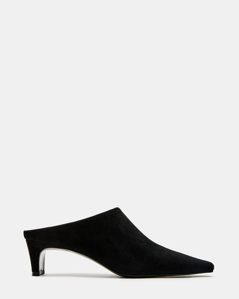 STEVEMADDEN SHOES DAVIE BLACK SUEDE