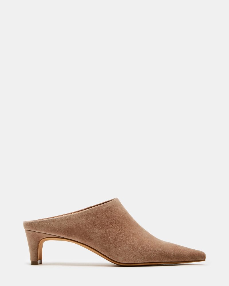 STEVEMADDEN SHOES DAVIE TAUPE SUEDE