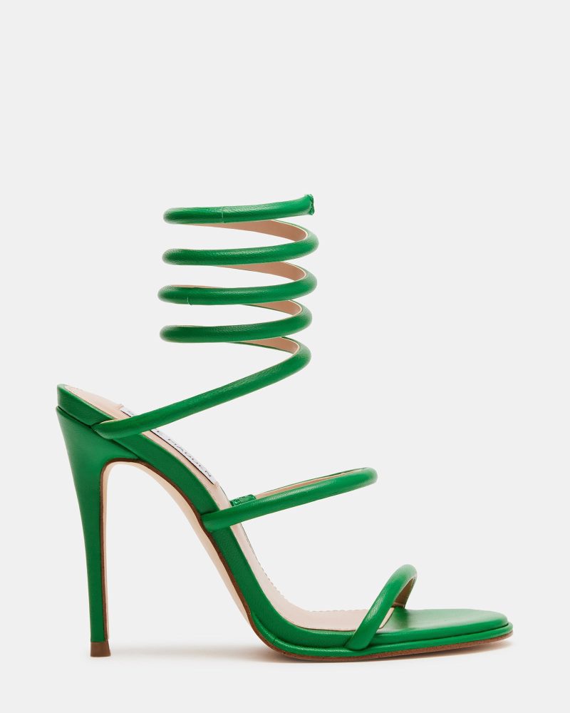 STEVEMADDEN SHOES EXOTICA GREEN LEATHER 01