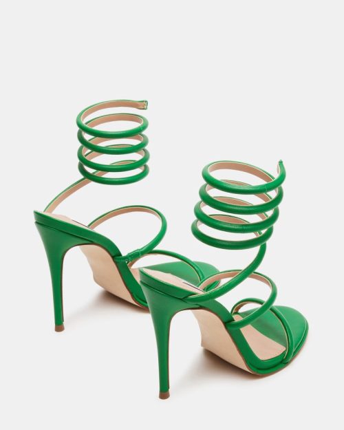 STEVEMADDEN SHOES EXOTICA GREEN LEATHER 03