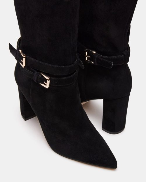 STEVEMADDEN SHOES FINCH BLACK SUEDE 04