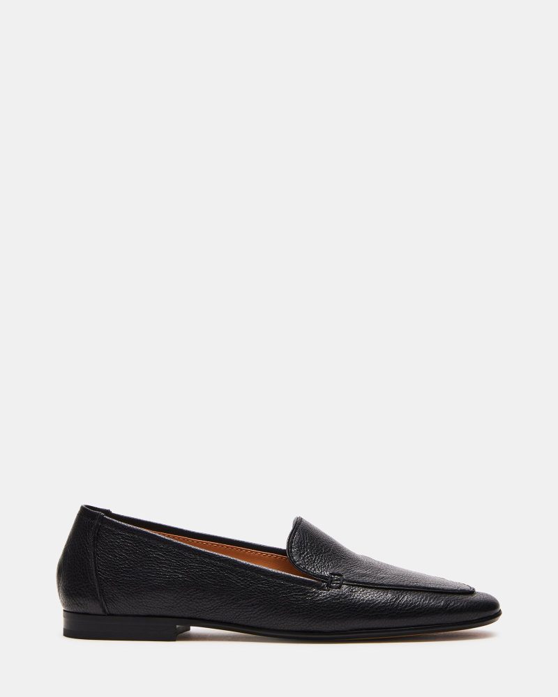 STEVEMADDEN SHOES FITZ BLACK LEATHER