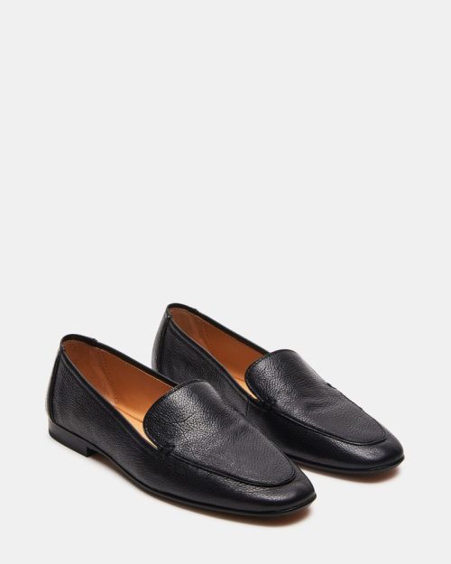 STEVEMADDEN SHOES FITZ BLACK LEATHER 01