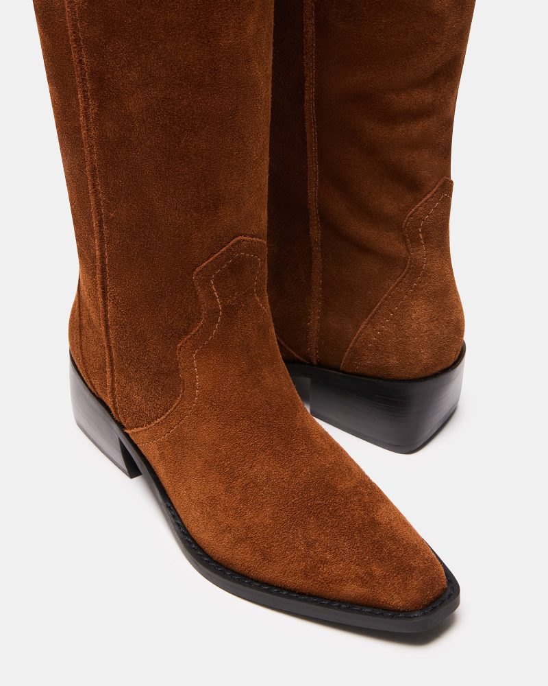 STEVEMADDEN SHOES GARVY CHESTNUT SUEDE 03