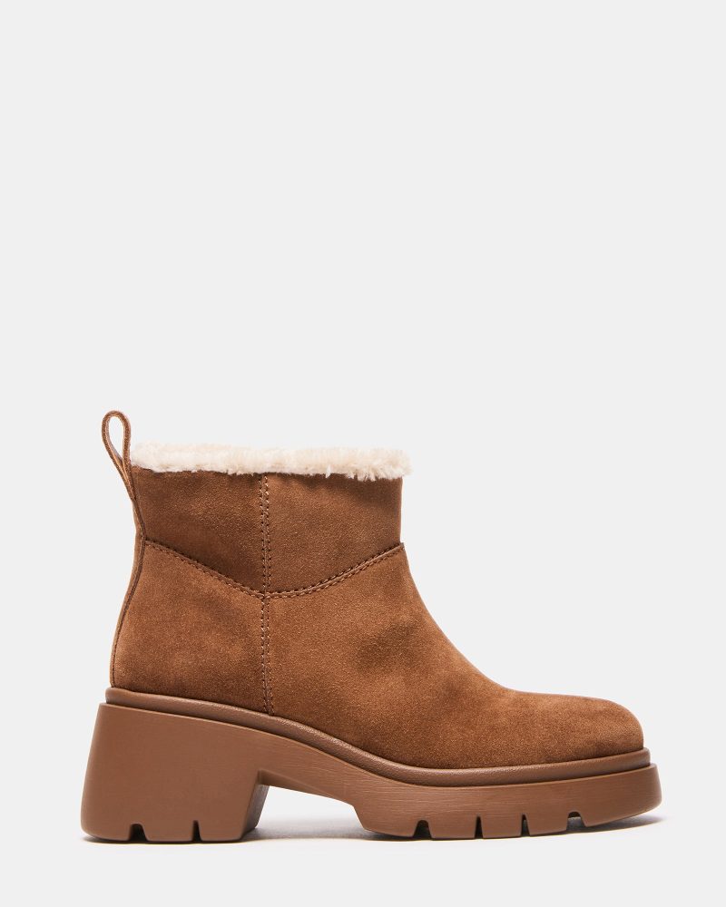 STEVEMADDEN SHOES HATCHER CHESTNUT SUEDE