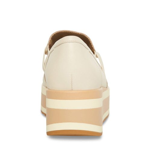 STEVEMADDEN SHOES HAZE BONE LEATHER BACK