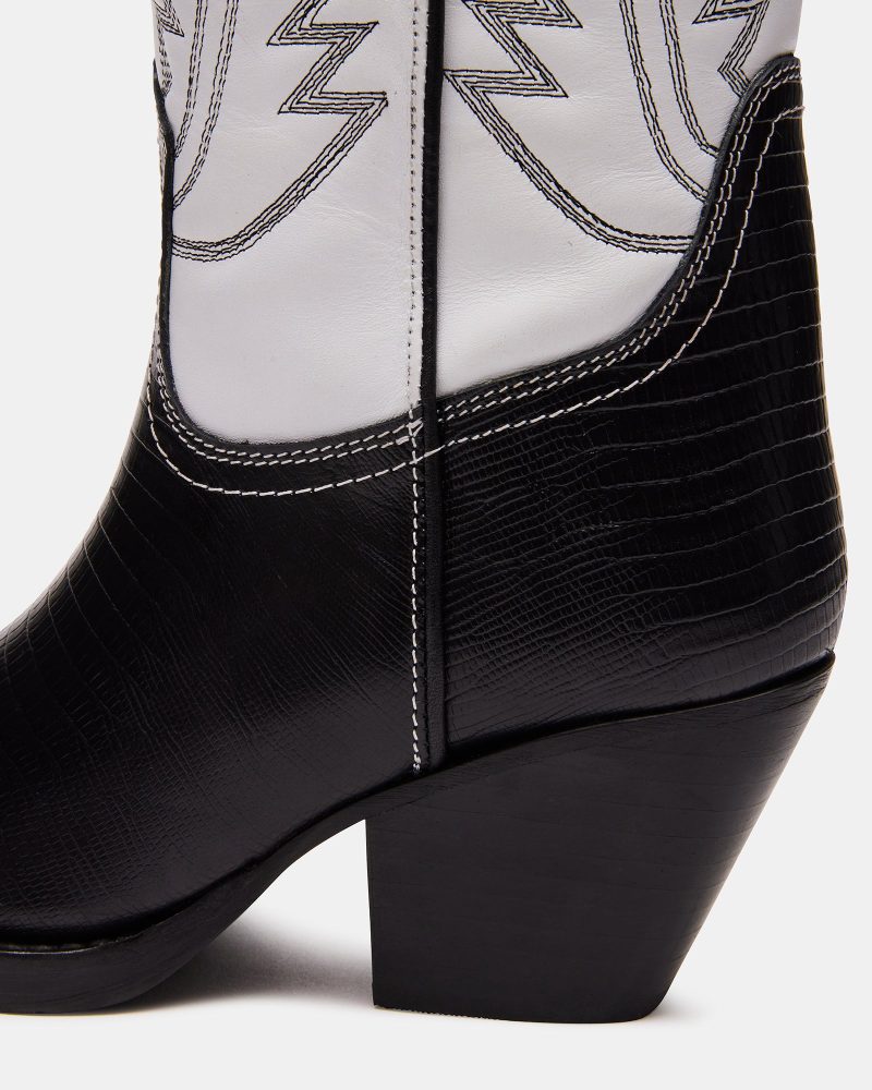 STEVEMADDEN SHOES HUNTIN BLACK WHITE 04