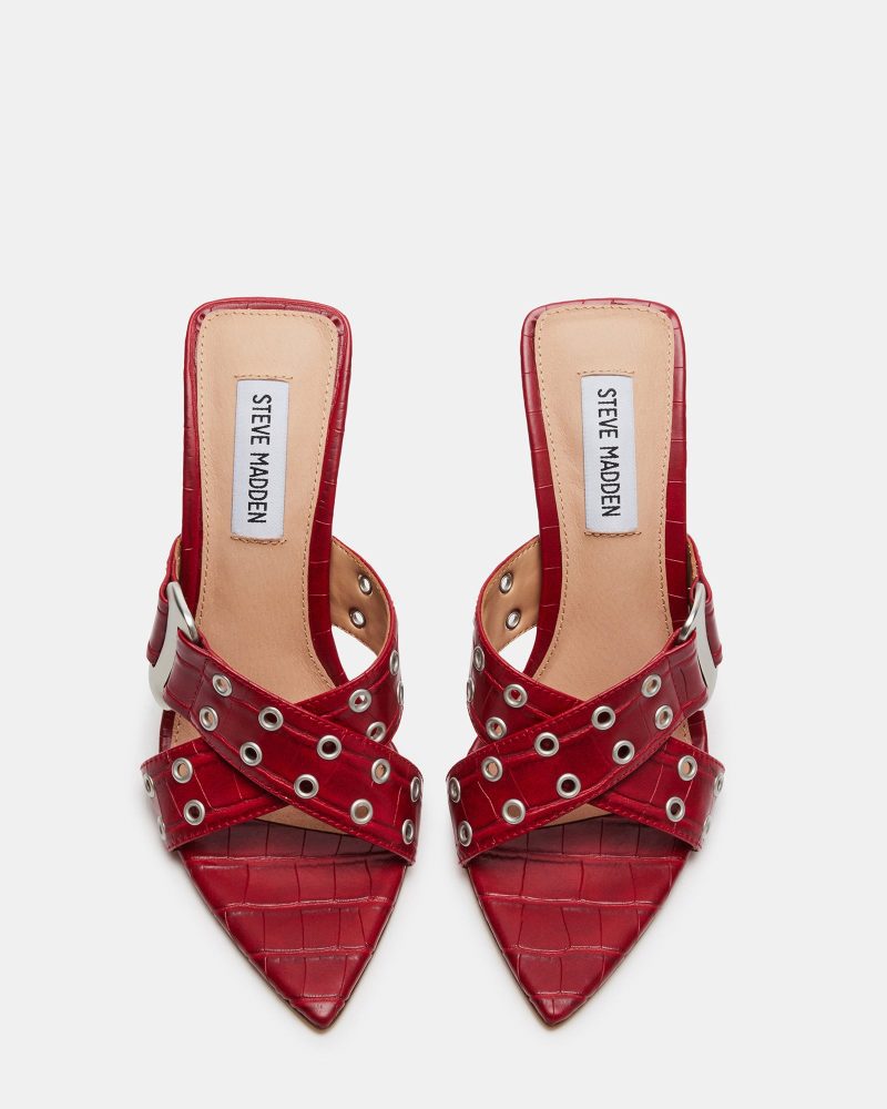 STEVEMADDEN SHOES INEZ RED CROCO 04