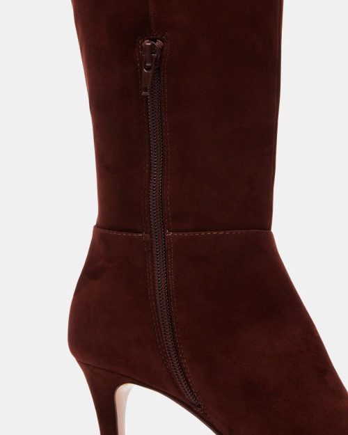 STEVEMADDEN SHOES JANAE BROWN SUEDE 03