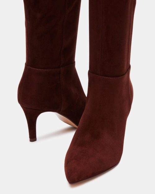 STEVEMADDEN SHOES JANAE BROWN SUEDE 04