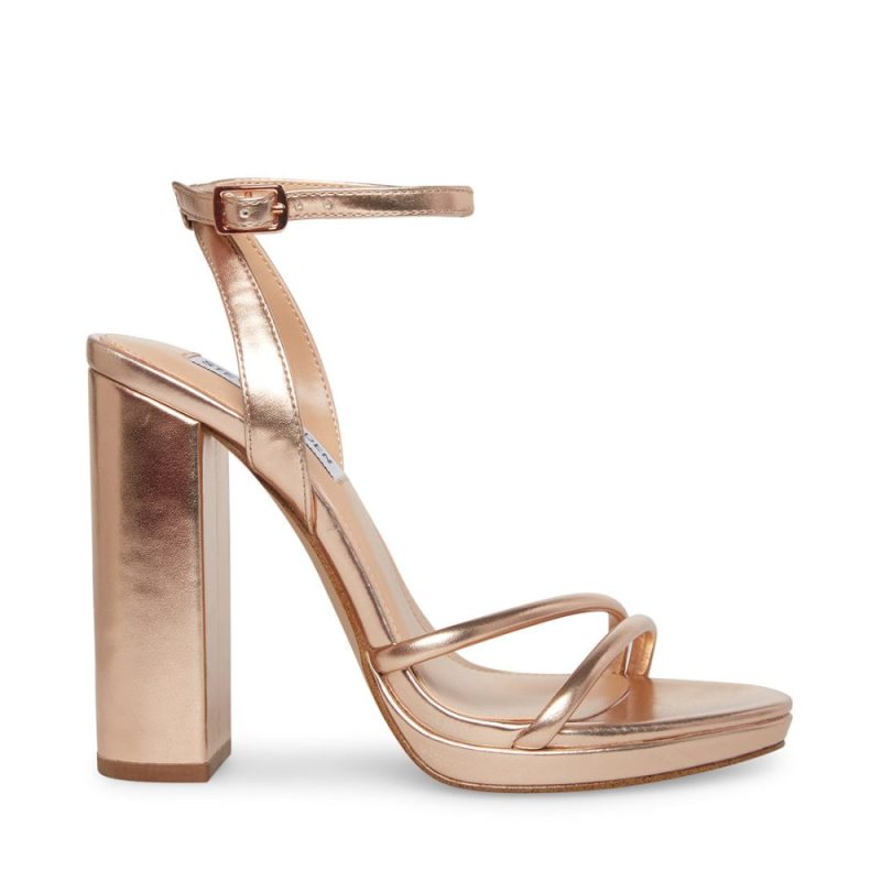 STEVEMADDEN SHOES JENNIFER ROSE GOLD SIDE