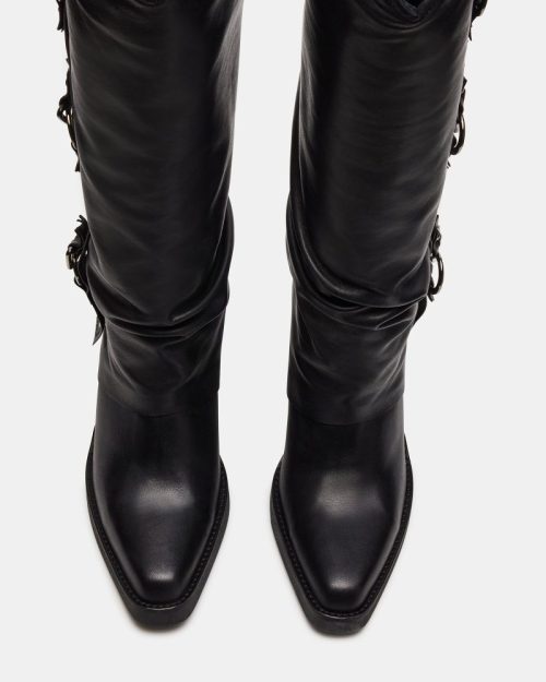 STEVEMADDEN SHOES JETT BLACK LEATHER 04