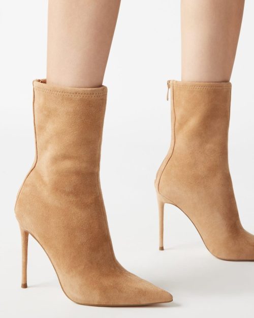 STEVEMADDEN SHOES LANAE CAMEL SUEDE 6815