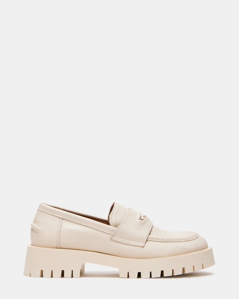 STEVEMADDEN SHOES LAWRENCE BONE LEATHER