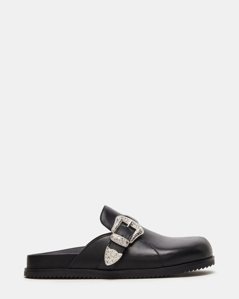 STEVEMADDEN SHOES LEDGER BLACK LEATHER 01