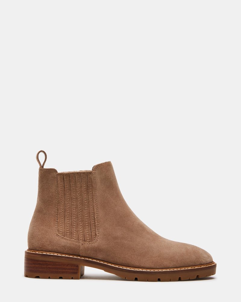 STEVEMADDEN SHOES LEONARD SAND SUEDE