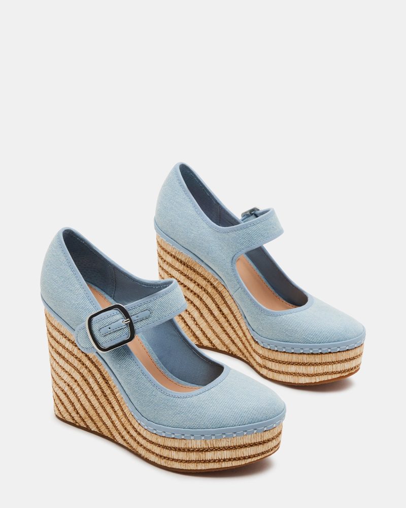 STEVEMADDEN SHOES LILITH DENIM FABRIC 02